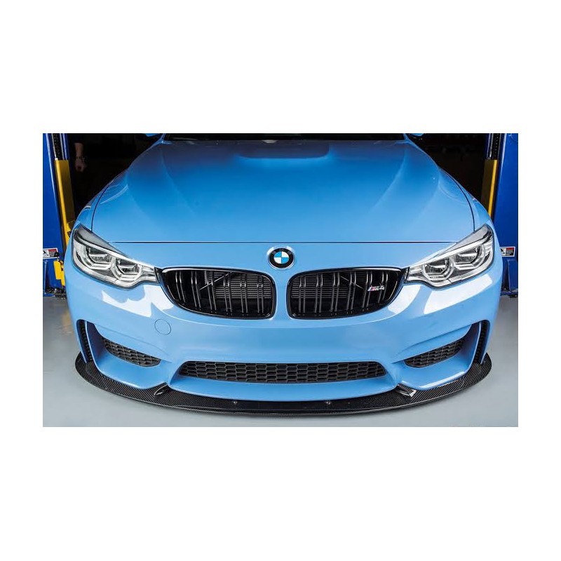BMW F80 M3 / F82 M4 3D-Style Carbon Fiber Front Lip - Coated