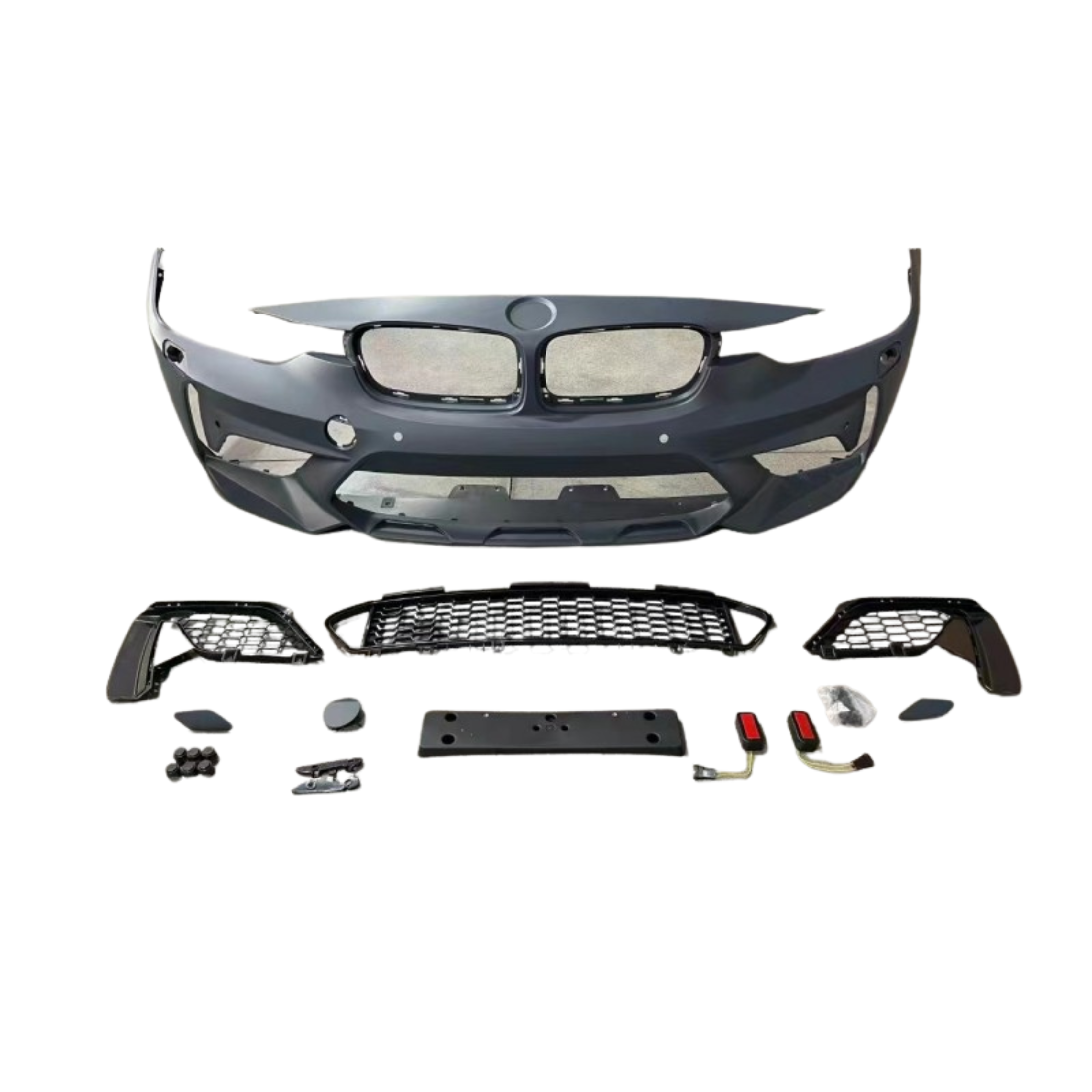 BMW F30 M2C Style Front Bumper - Coated